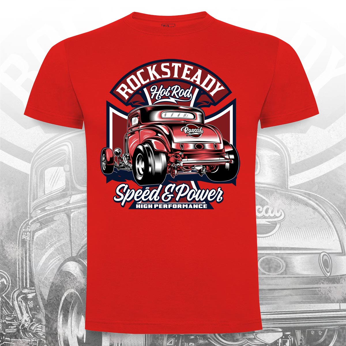 Camiseta Rocksteady Hot Rod