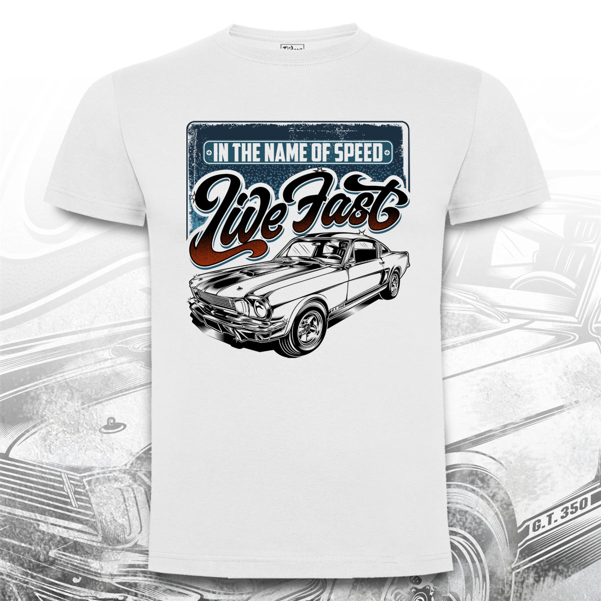 Camiseta Live Fast