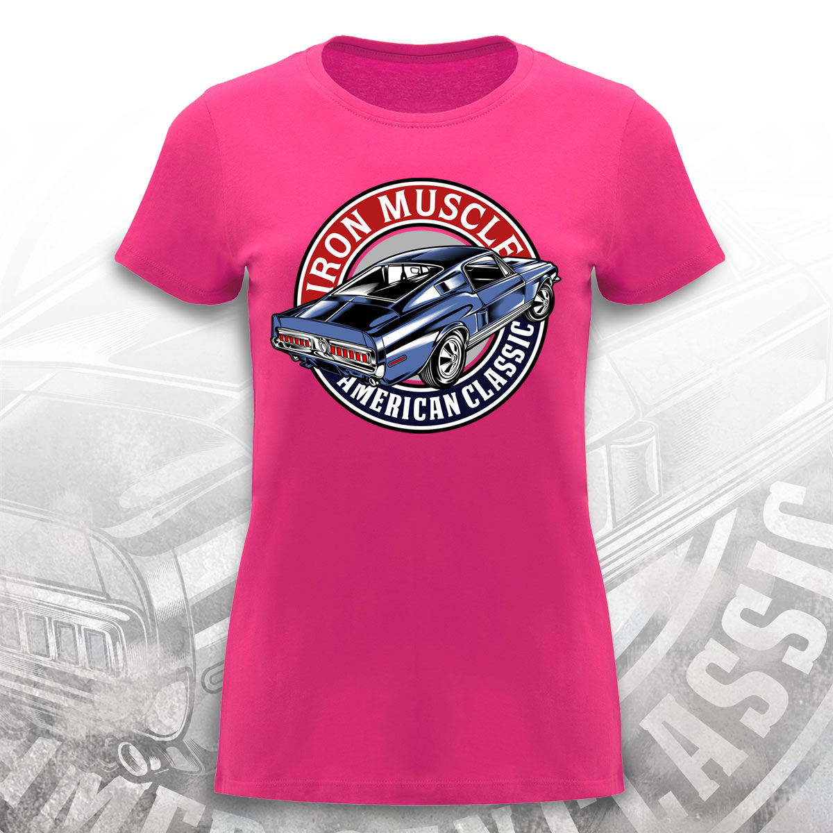 Camiseta Iron Muscle Car